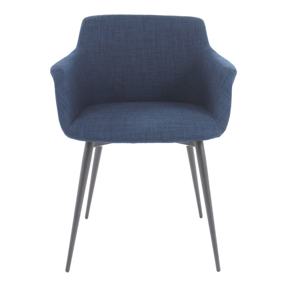Pair of RONDA ARM CHAIRs BLUE - Dining Chairs - - Greathouse