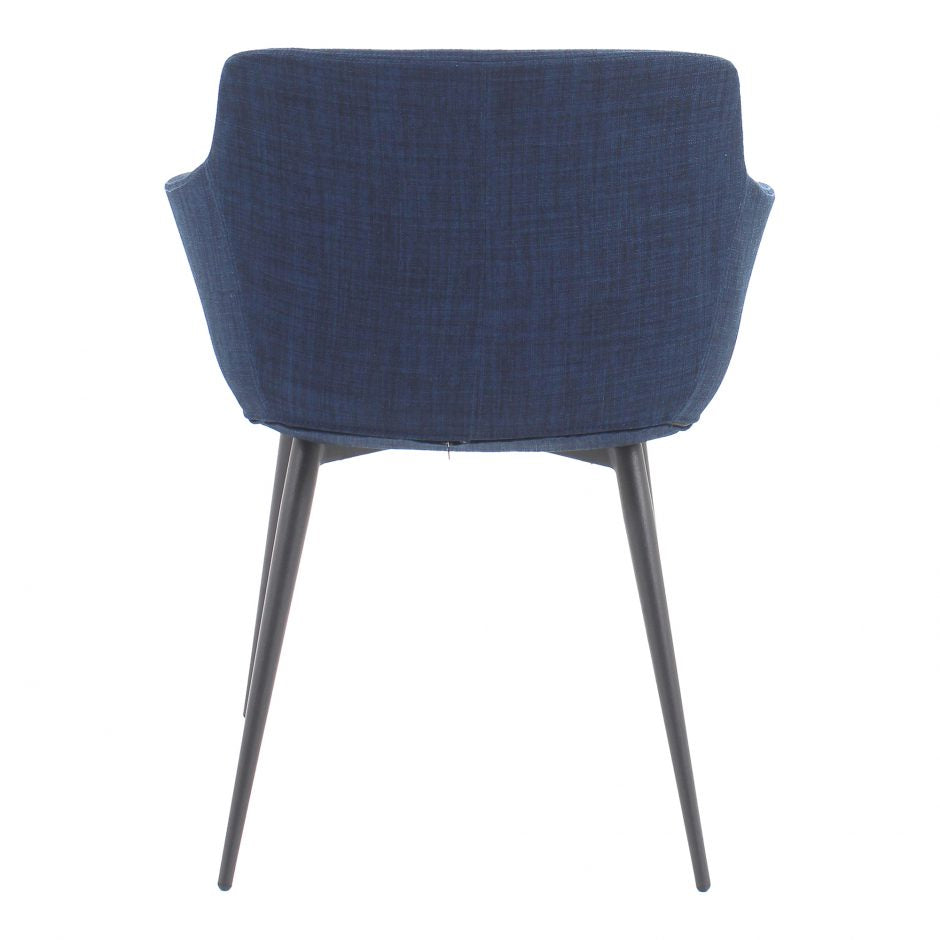 Pair of RONDA ARM CHAIRs BLUE - Dining Chairs - - Greathouse