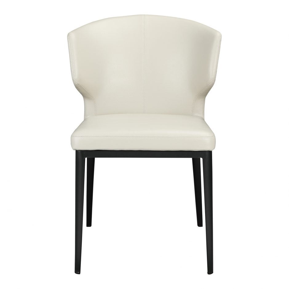 Pair of DELANEY SIDE CHAIRs BEIGE - Dining Chairs - - Greathouse