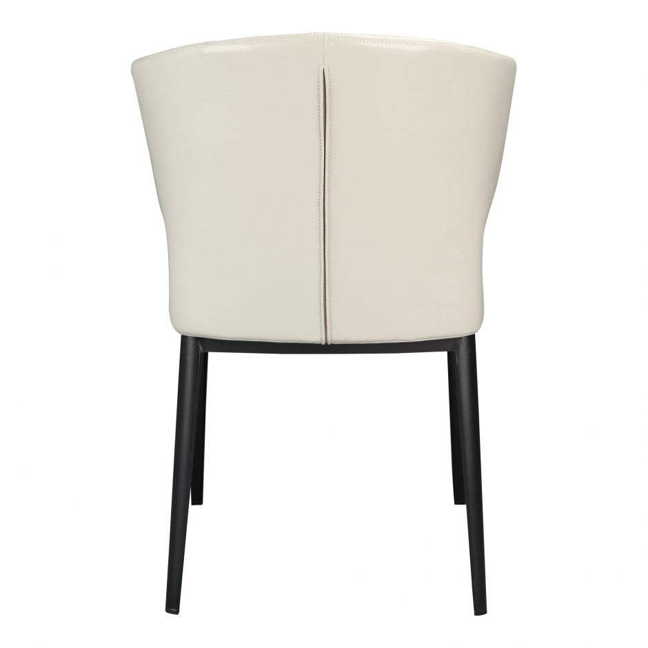 Pair of DELANEY SIDE CHAIRs BEIGE - Dining Chairs - - Greathouse