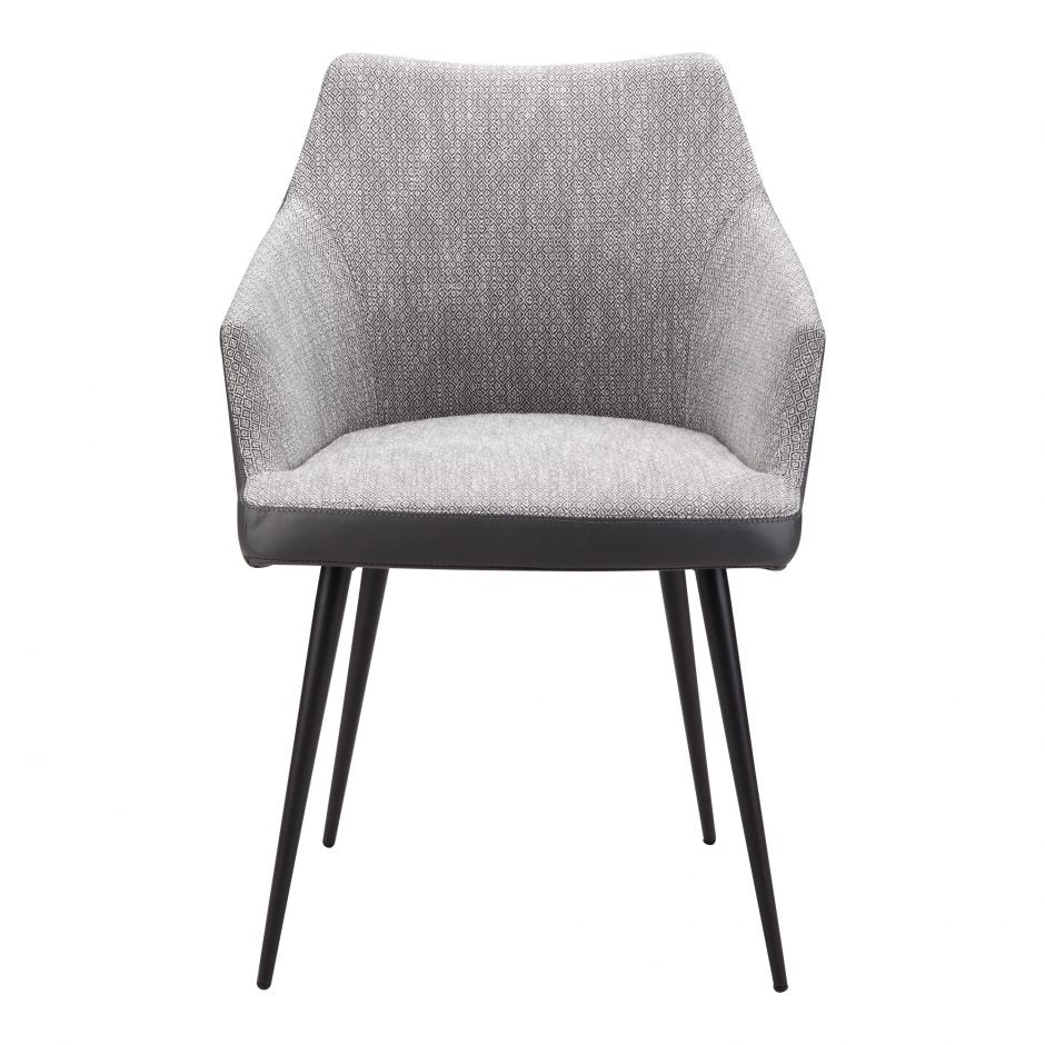 Pair of BECKETT DINING CHAIRs GREY - Dining Chairs - - Greathouse