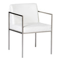 Pair of CAPO ARM CHAIRs WHITE - Dining Chairs - - Greathouse