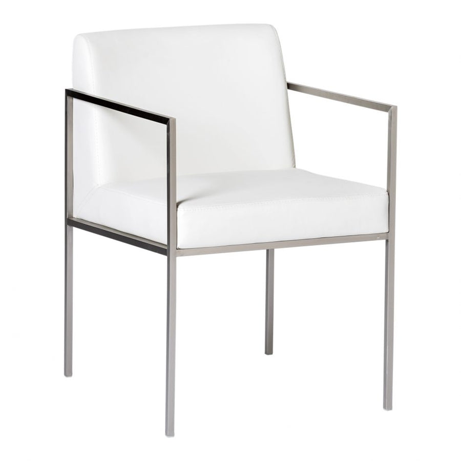 Pair of CAPO ARM CHAIRs WHITE