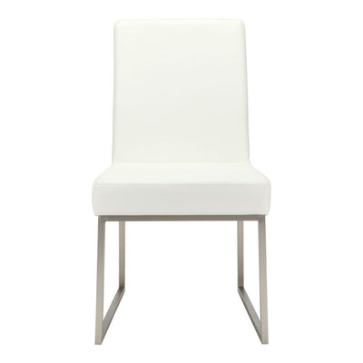 Pair of TYSON DINING CHAIRs WHITE