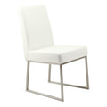 Pair of TYSON DINING CHAIRs WHITE - Dining Chairs - - Greathouse