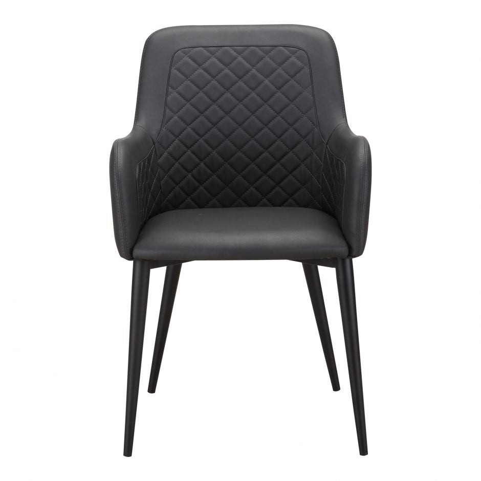 Pair Of CANTATA DINING CHAIRs BLACK - Dining Chairs - - Greathouse