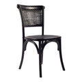 Pair of CHURCHILL DINING CHAIRs ANTIQUE BLACK - Dining Chairs - - Greathouse