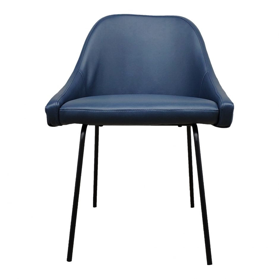 Pair of BLAZE DINING CHAIRs BLUE - Dining Chairs - - Greathouse