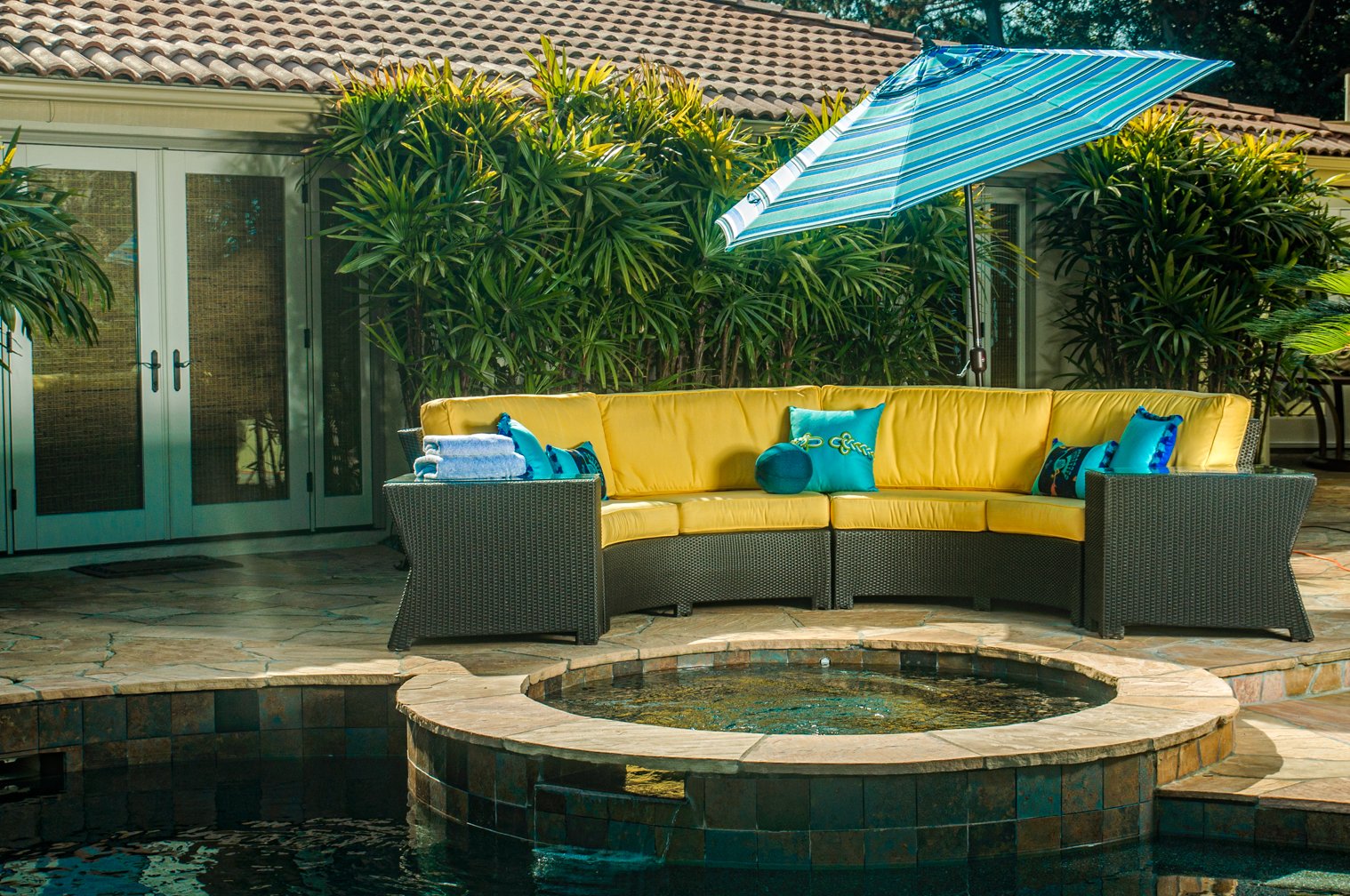 Valencia 2 Piece Curve Sofa Sets