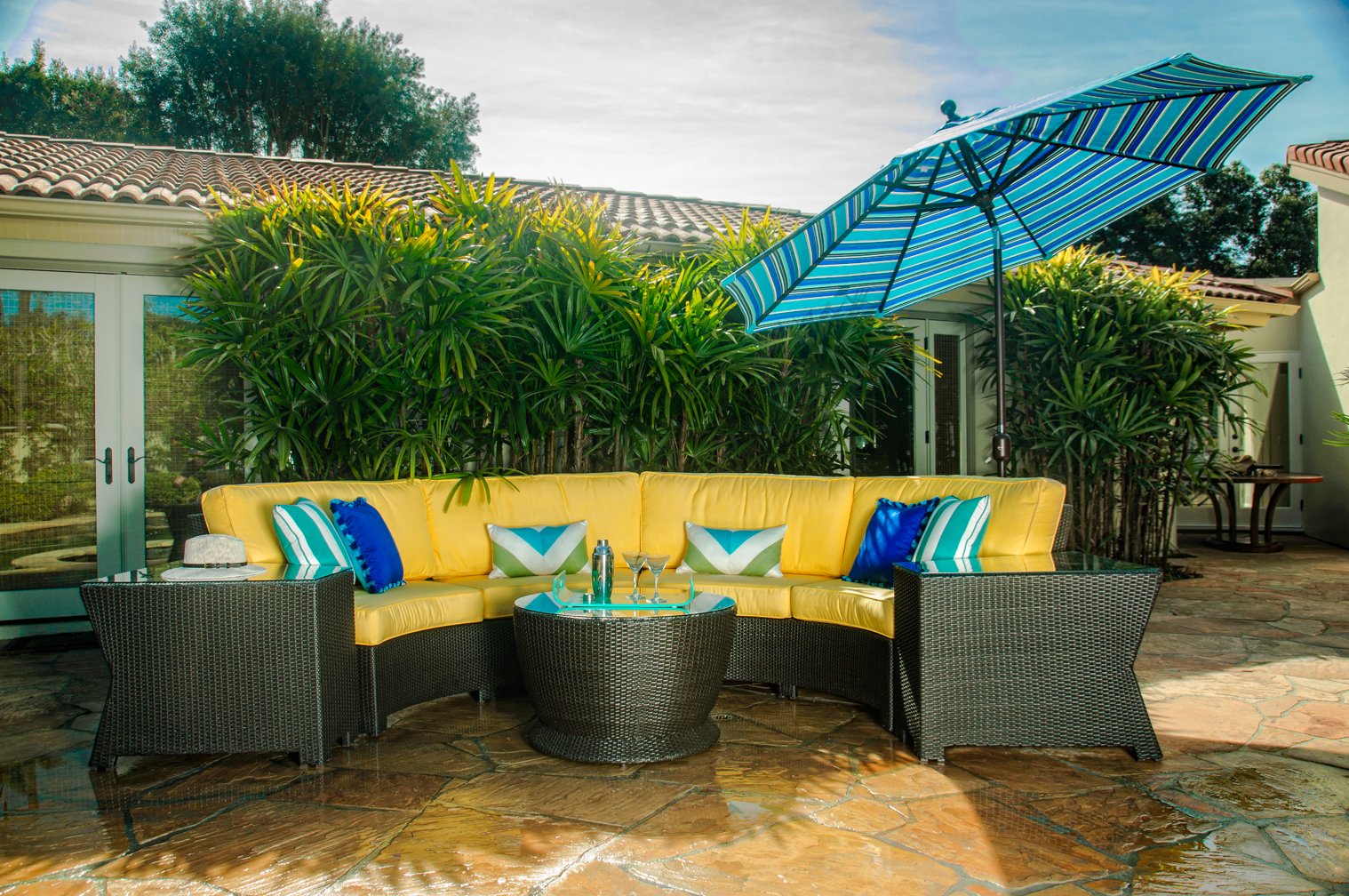 Valencia 2 Piece Curve Sofa Sets