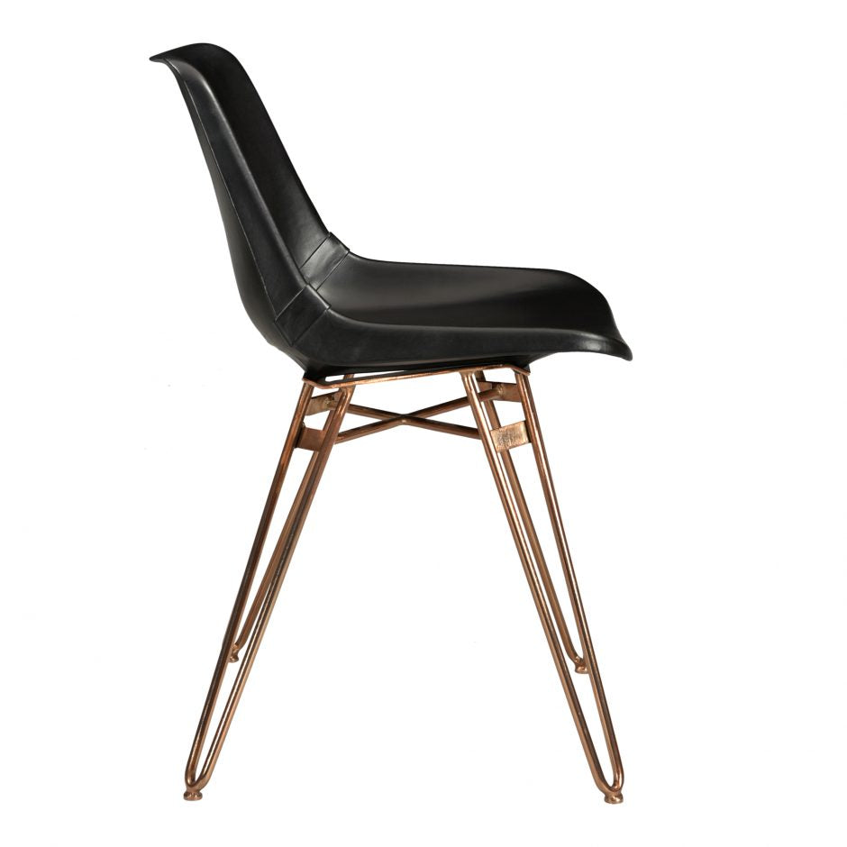 Pair of OMNI DINING CHAIRs BLACK - Dining Chairs - - Greathouse