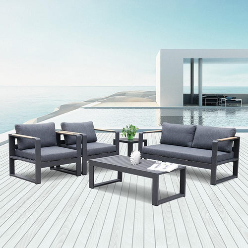 Horizon 4 Pce Patio Set - Outdoor Wicker - - Greathouse