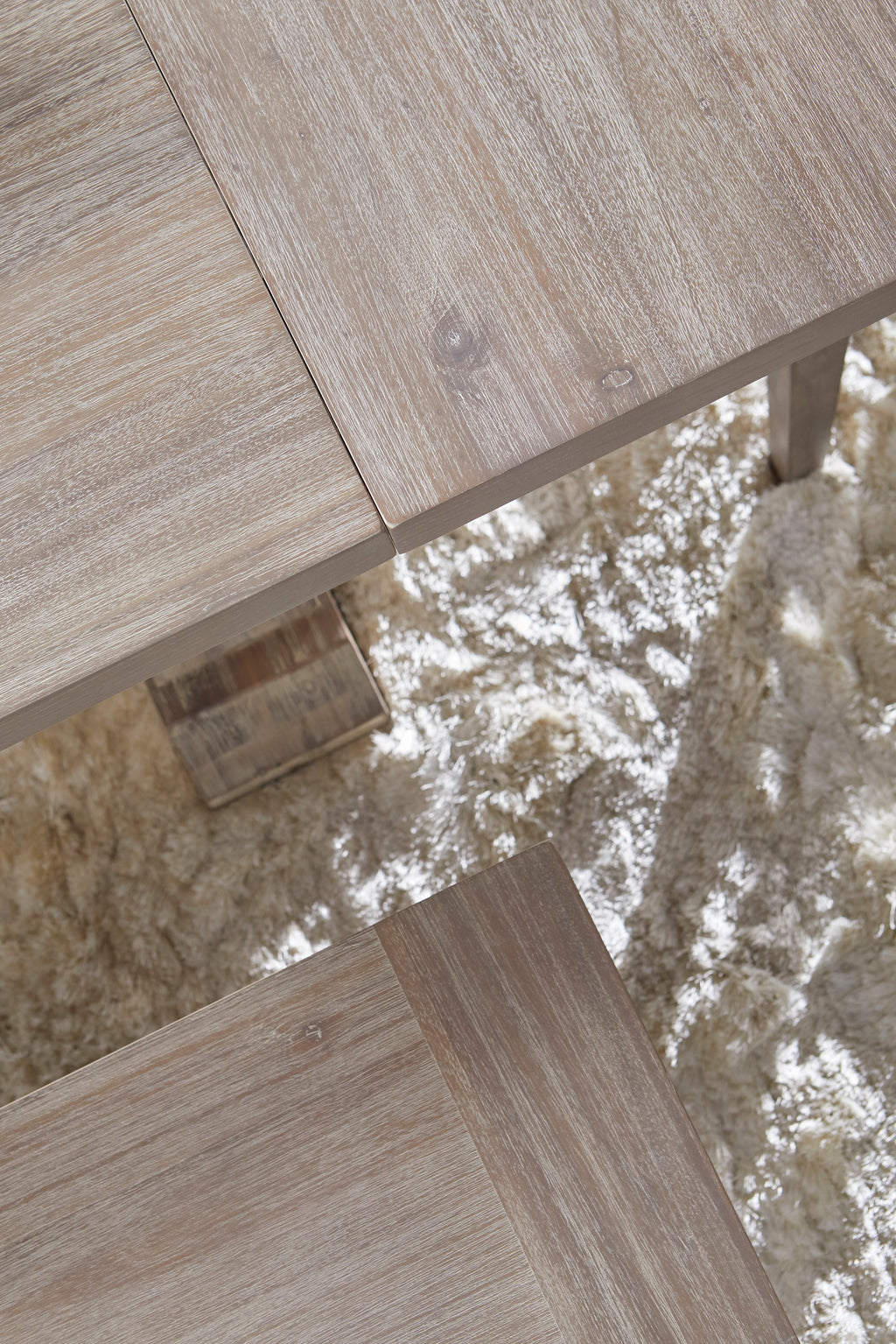 Hudson Rectangle Natural Extension Dining Table