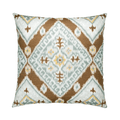 Ikat Diamond Caramel Throw Pillow