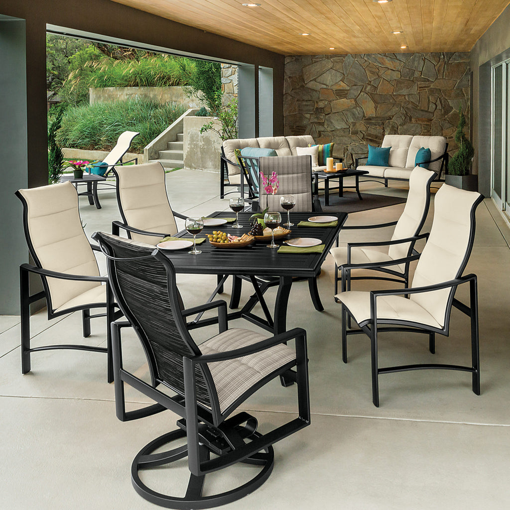 Kenzo High Back Padded Sling Dining Sets