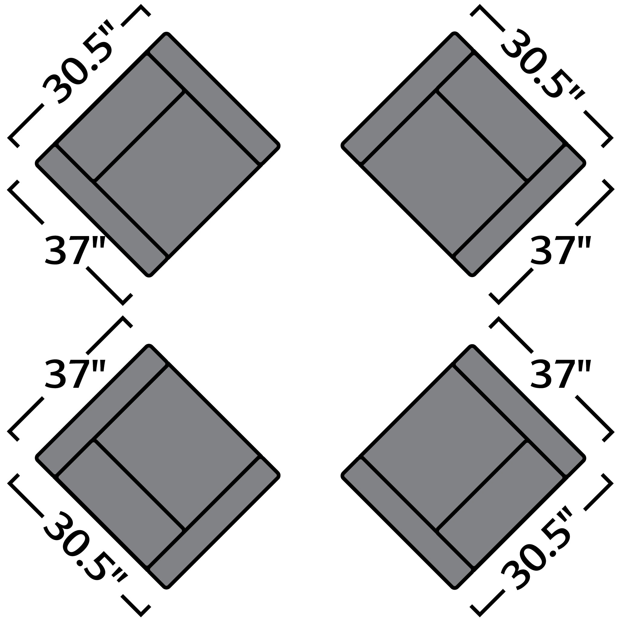 Loom Outdoor Club Chair Platinum