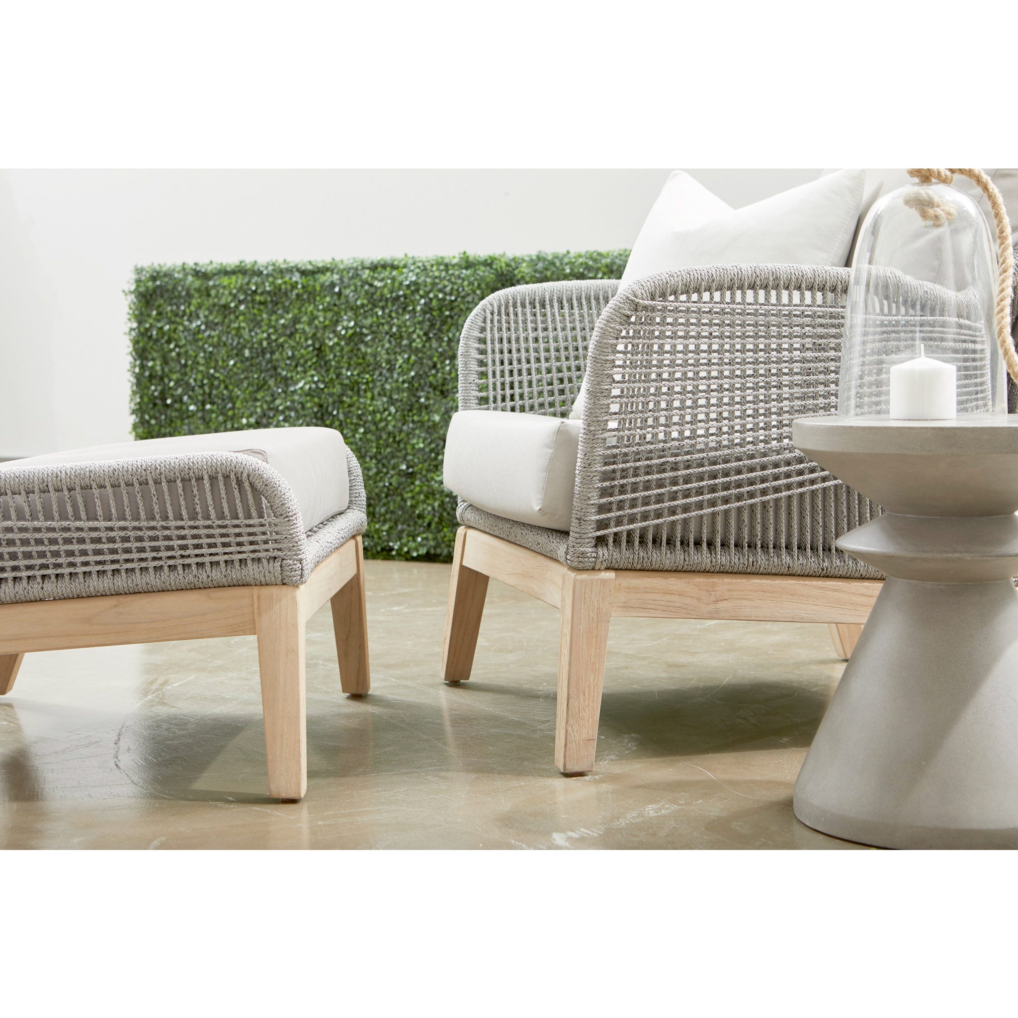 Loom Outdoor Club Chair Platinum