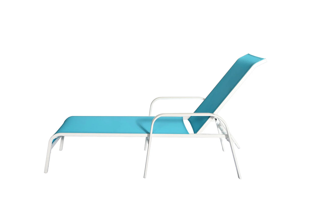 Leucadia Chaise Lounge - Aqua