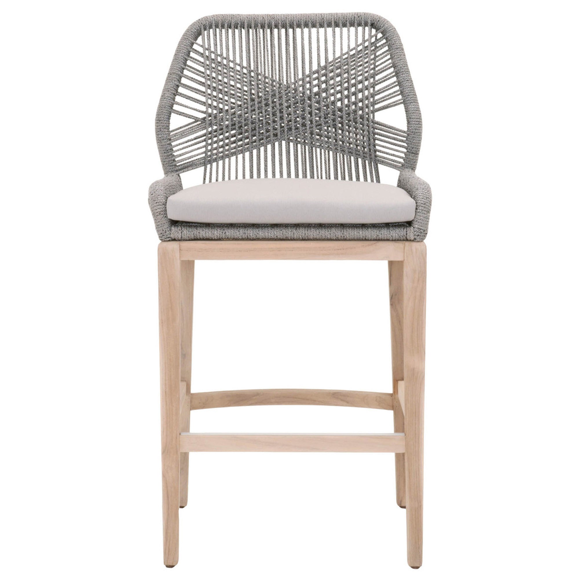 Loom Outdoor Bar Stools Platinum & Gray