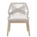 Loom Outdoor Armless Dining Chairs Taupe - Outdoor Teak - - Greathouse