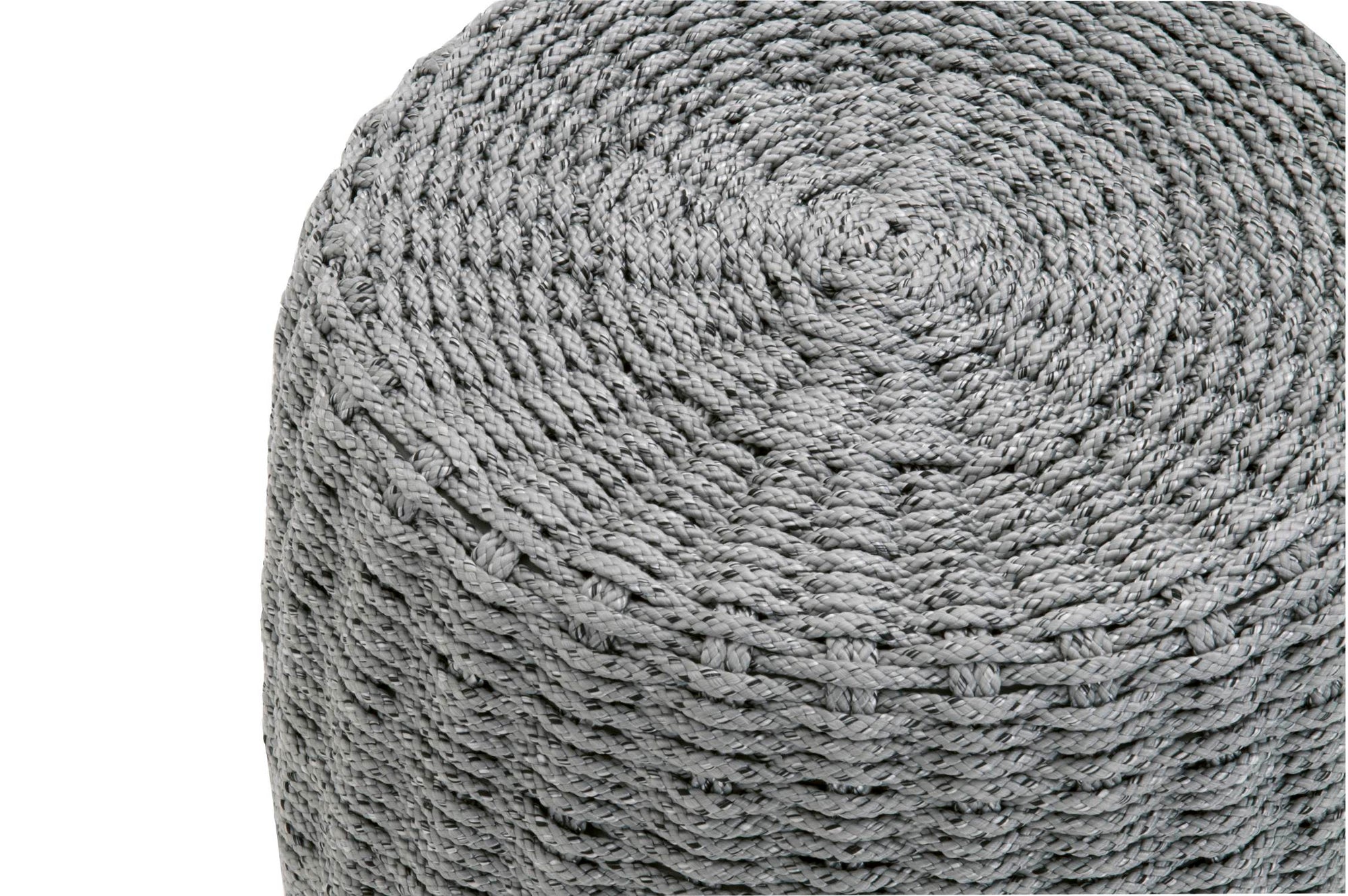 Loom Platinum Rope Accent Table