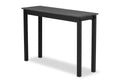 18" x 54" Rustic MGP Bar Table - Marine Grade Polymer - - Greathouse