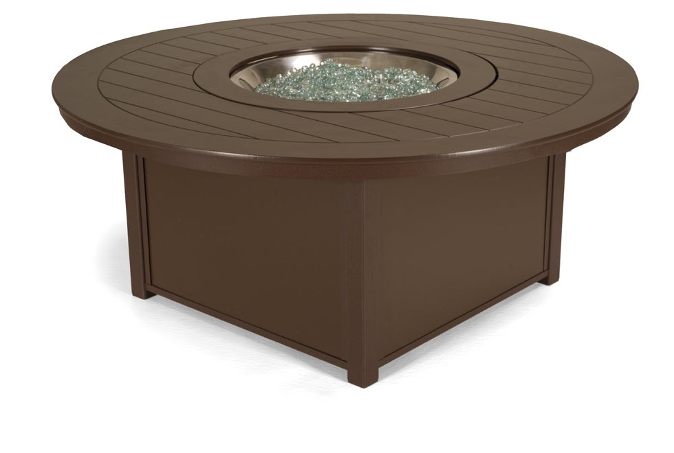 54" Round MGP Fire Table - Marine Grade Polymer - - Greathouse