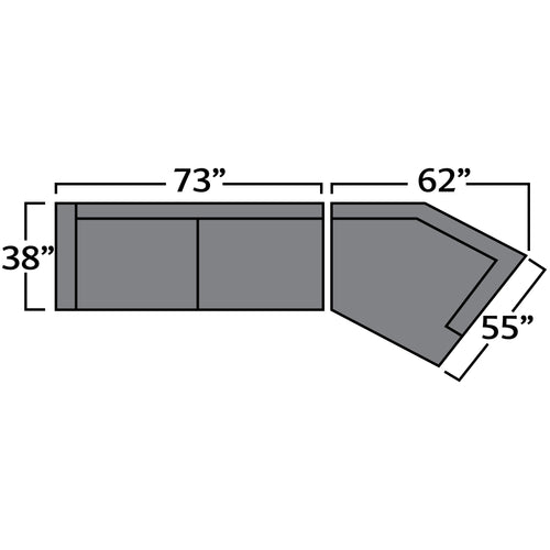 Miami Cuddler Sectional - Sectional - - Greathouse