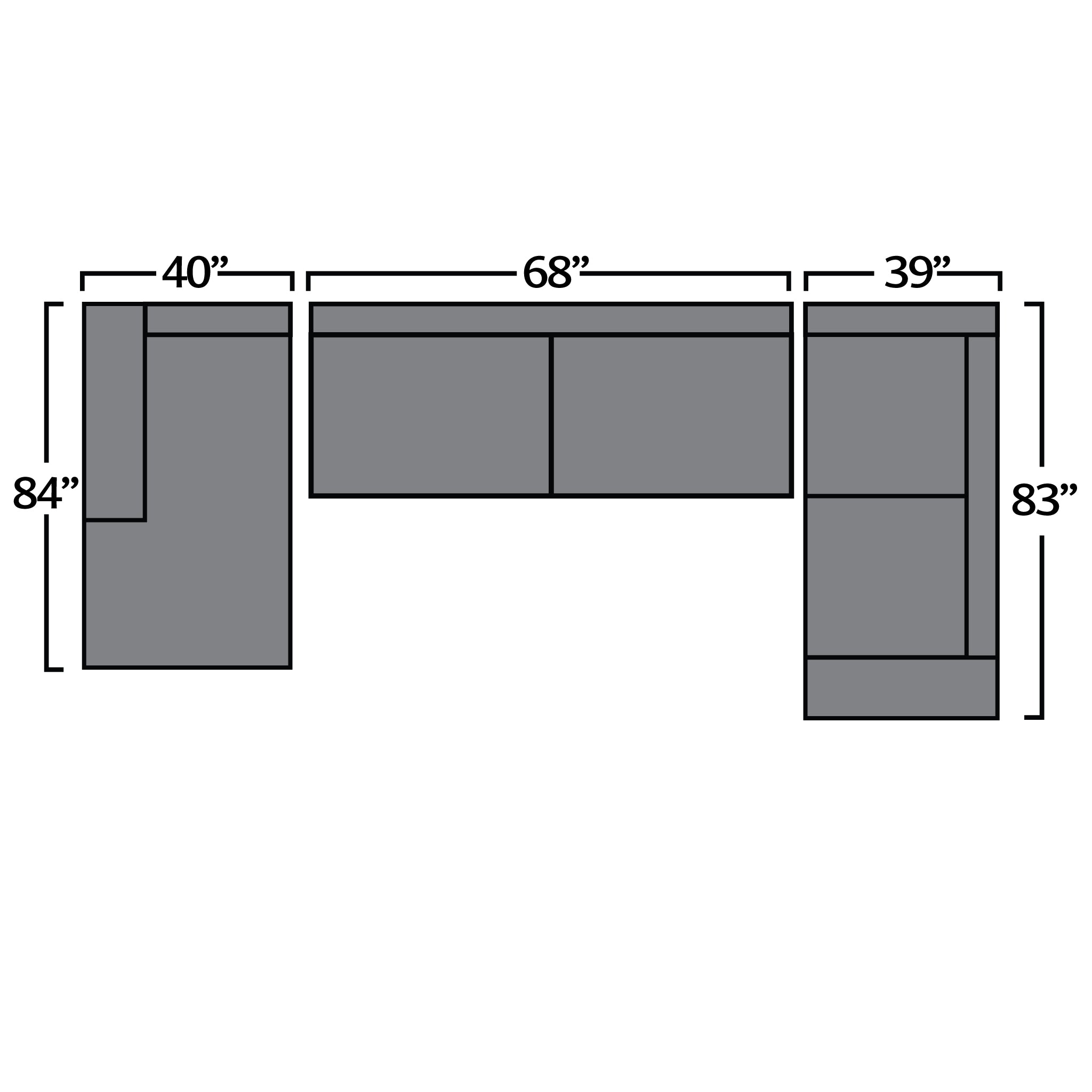 Modena Sectional Options - Sectional - - Greathouse