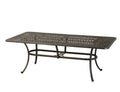 Mayfair 42 x 84" Oval Dining Table - Aluminum - - Greathouse