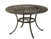 Mayfair 54" Round Dining Table with Inlaid Lazy Susan