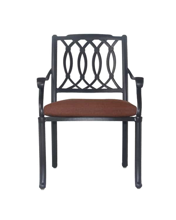 Mayfair Dining Chair - Aluminum - - Greathouse