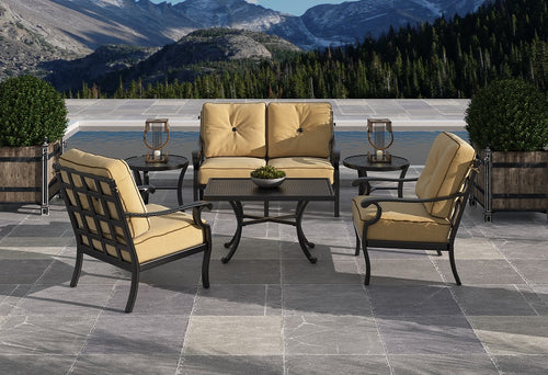 Monterey Deep Seating Set - Aluminum - - Greathouse