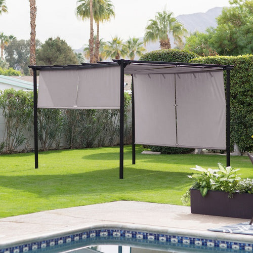 Moselle Pergola - Gray - Outdoor Accessories - - Greathouse