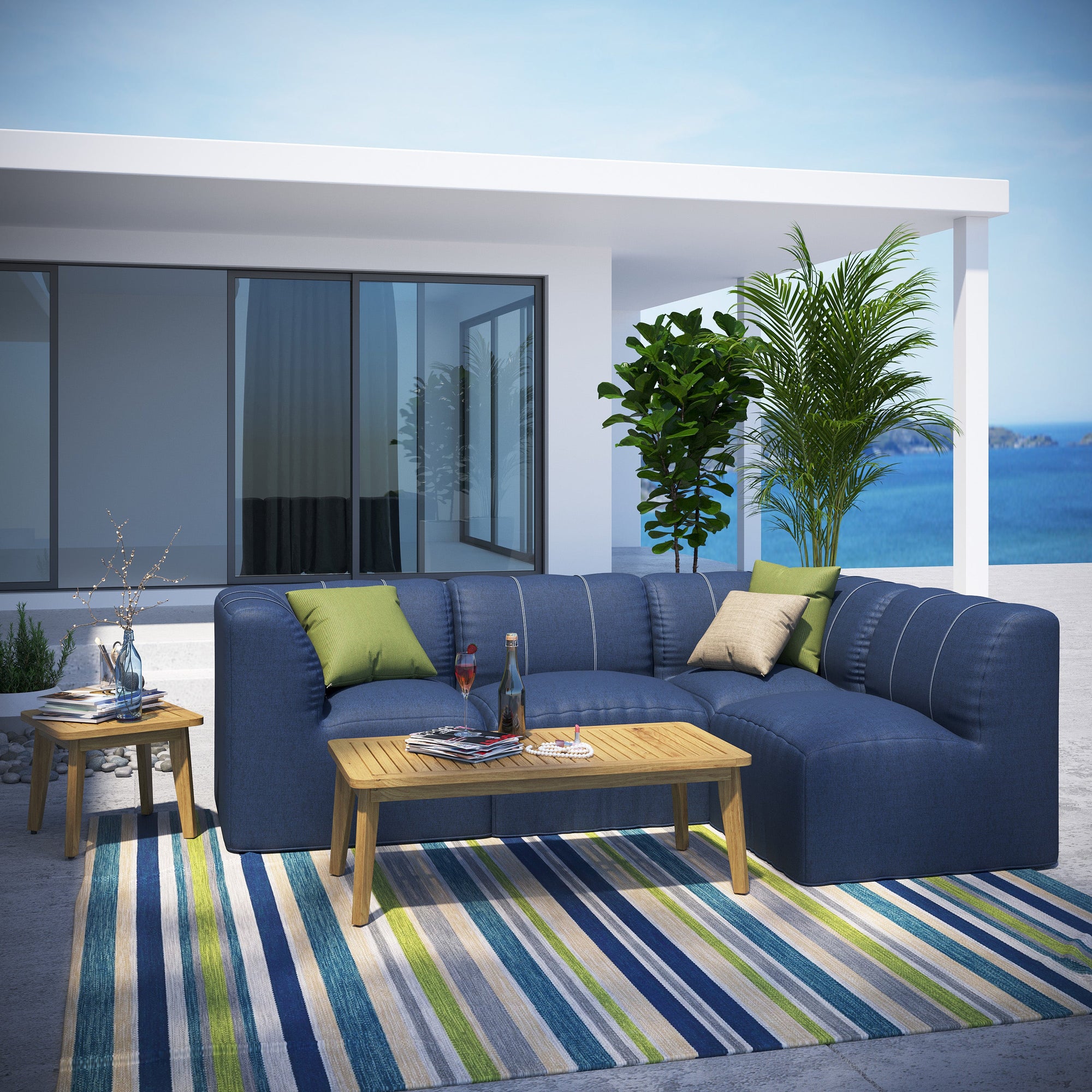 Tuscino 4 Pce Modular Sectional