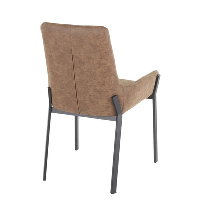 Odessa Black/Brown Dining Chair (sold in pairs)