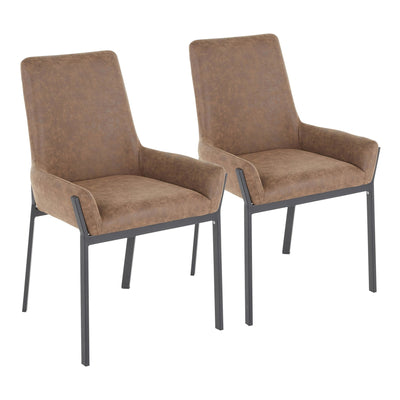 Odessa Black/Brown Dining Chair (sold in pairs)