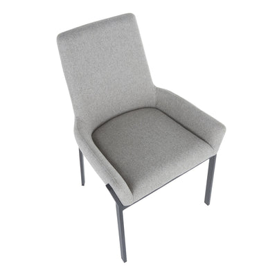 Odessa Black/Gray Dining Chair (sold in pairs)