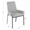 Odessa Black/Brown Dining Chair (sold in pairs)