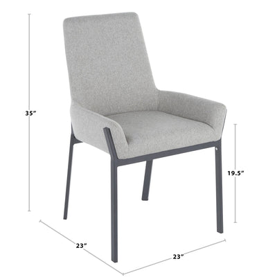 Odessa Black/Brown Dining Chair (sold in pairs)