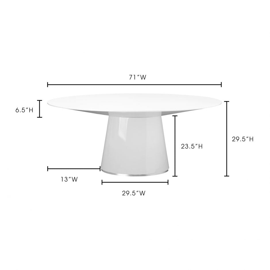 Otago Oval Dining Table