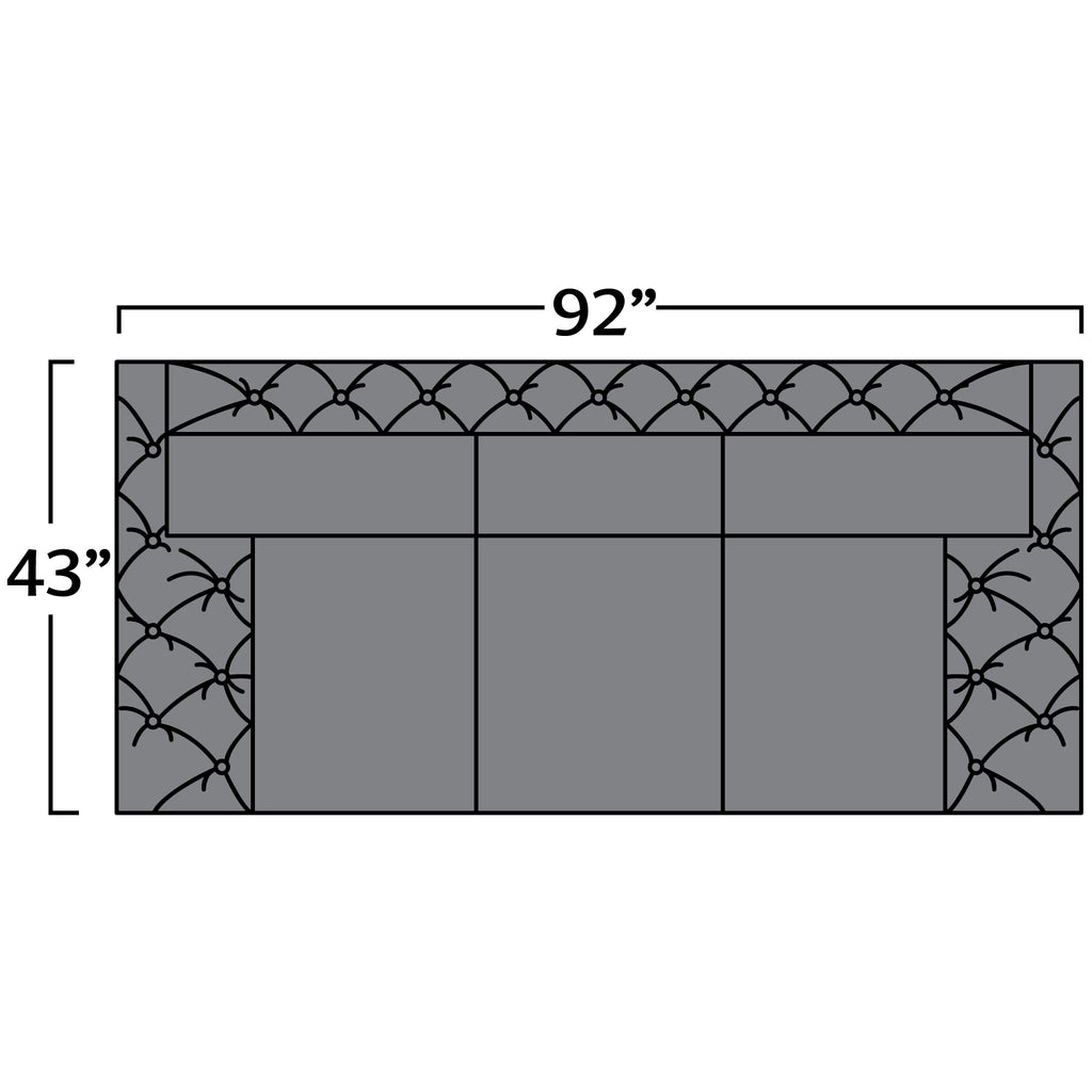 Palace Leather Sofa Love Seat