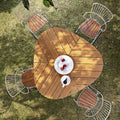 Leaf 57" Dining Table - Marine Grade Polymer - - Greathouse