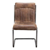 Pair of ANSEL DINING CHAIRs LIGHT BROWN