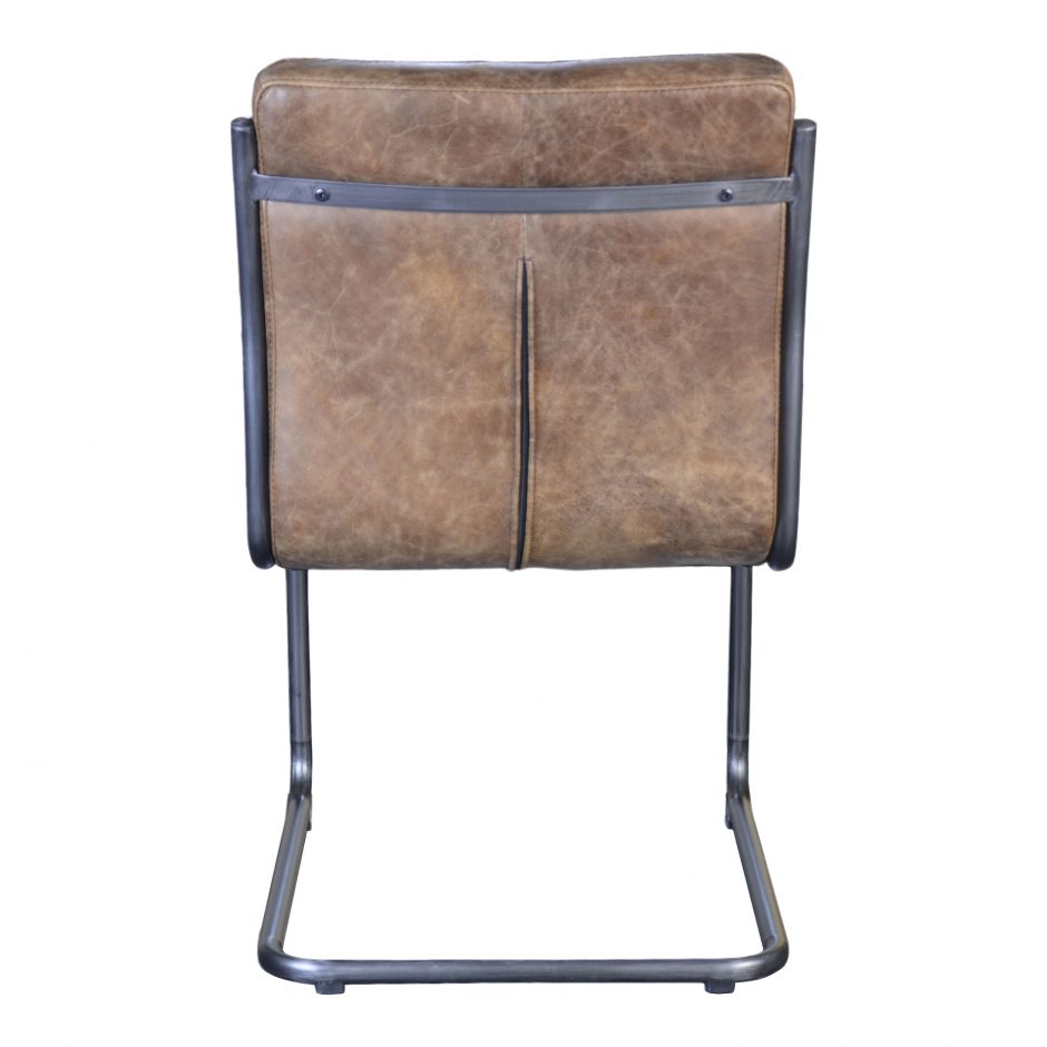 Pair of ANSEL DINING CHAIRs LIGHT BROWN - Dining Chairs - - Greathouse