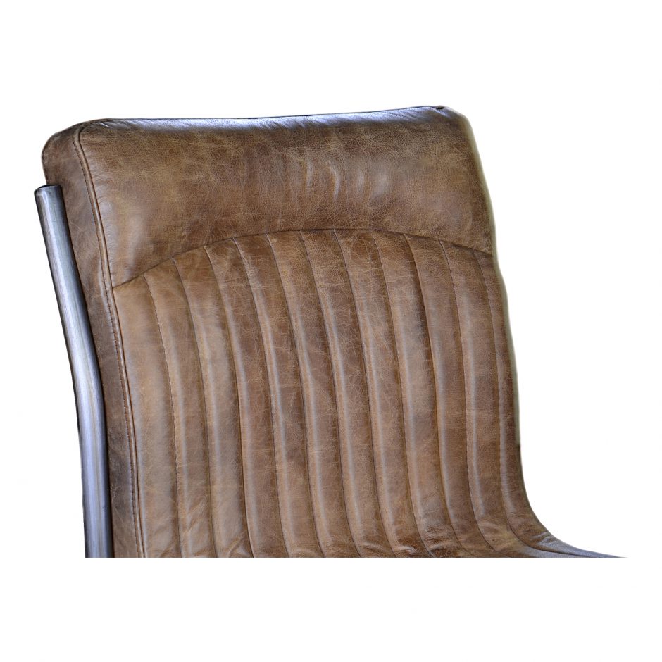 Pair of ANSEL DINING CHAIRs LIGHT BROWN - Dining Chairs - - Greathouse