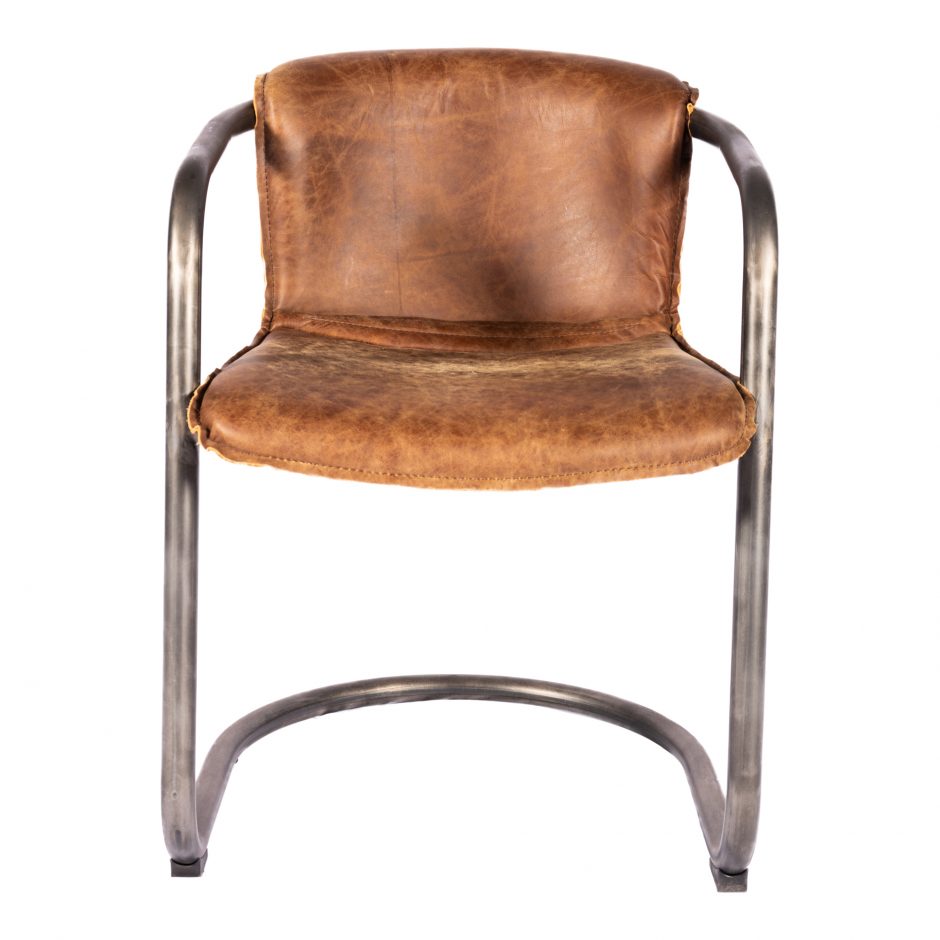 Pair of BENEDICT DINING CHAIRs LIGHT BROWN - Dining Chairs - - Greathouse