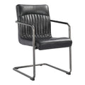 Pair of ANSEL ARM CHAIR BLACK - Dining Chairs - - Greathouse