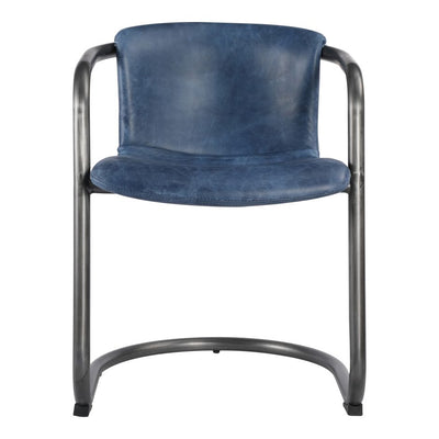 Pair of FREEMAN DINING CHAIRs BLUE