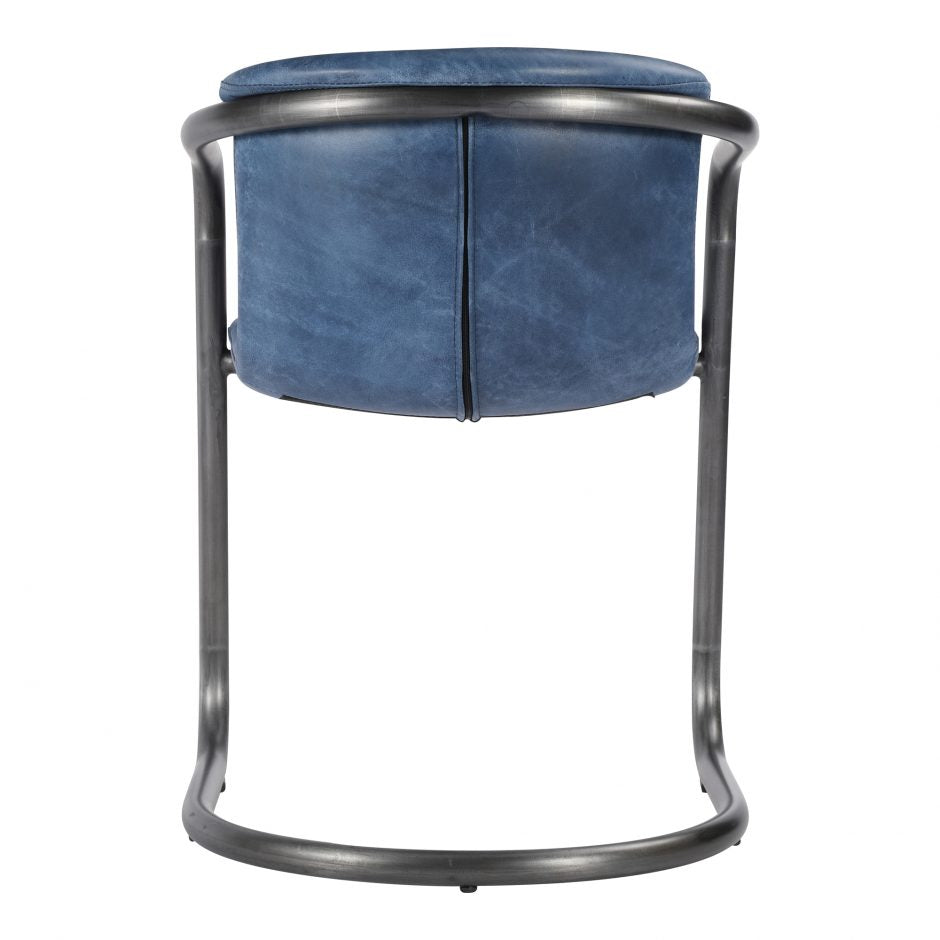 Pair of FREEMAN DINING CHAIRs BLUE - Dining Chairs - - Greathouse